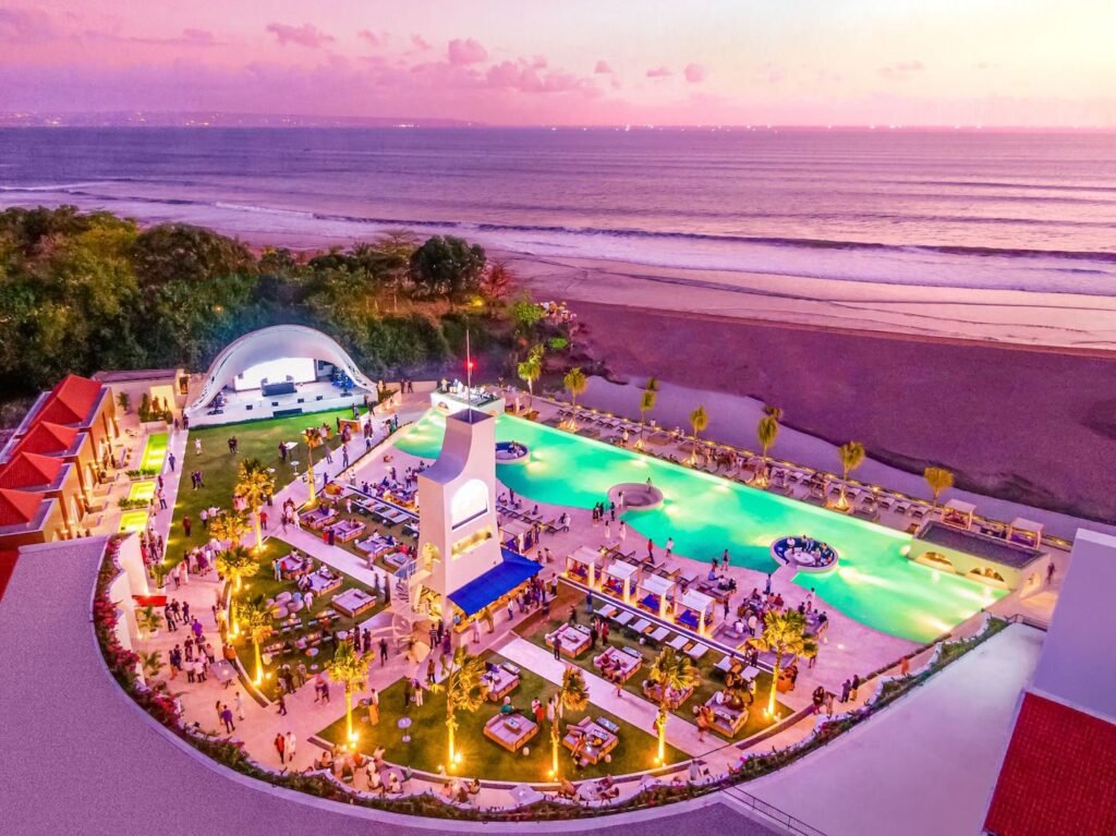 cafe del mar bali views from the air