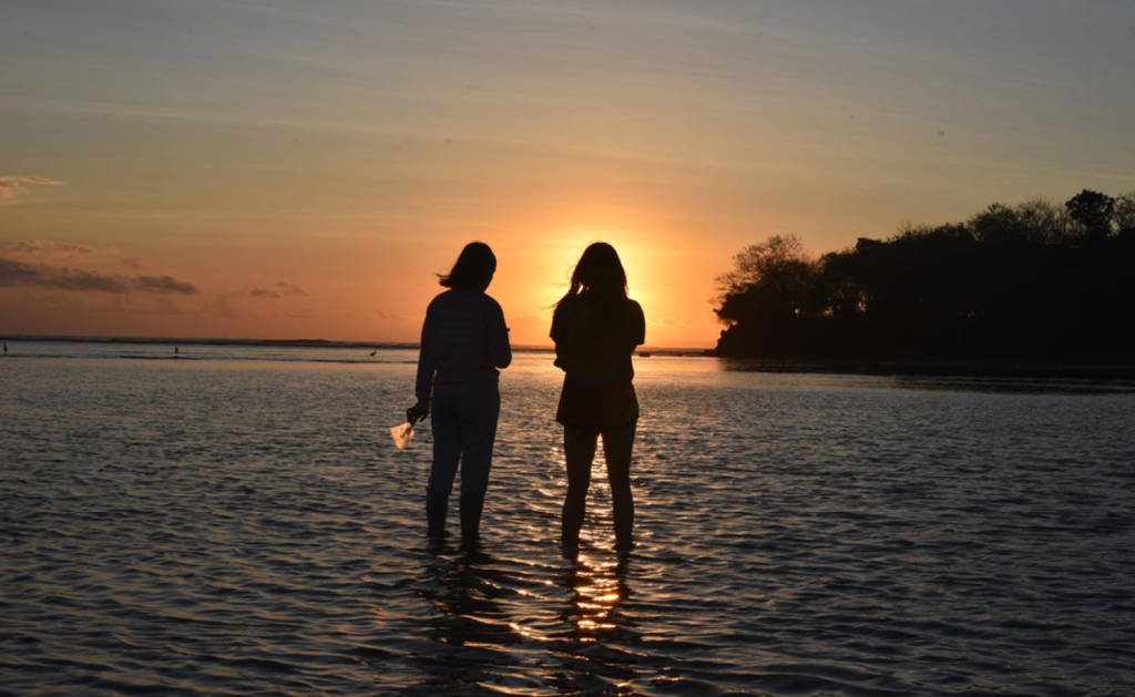 Nusa Dua Sunset or Sunrise: Mengiat beach